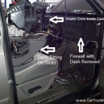 How to replace the heater core on a Chevy Trailblazer