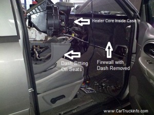How to replace the heater core on a Chevy Trailblazer
